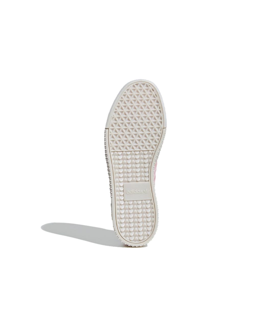 ADIDAS Розовые кожаные кеды, фото 6