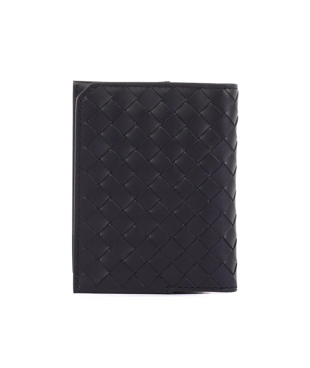BOTTEGA VENETA Черный кожаный кардхолдер, фото 3