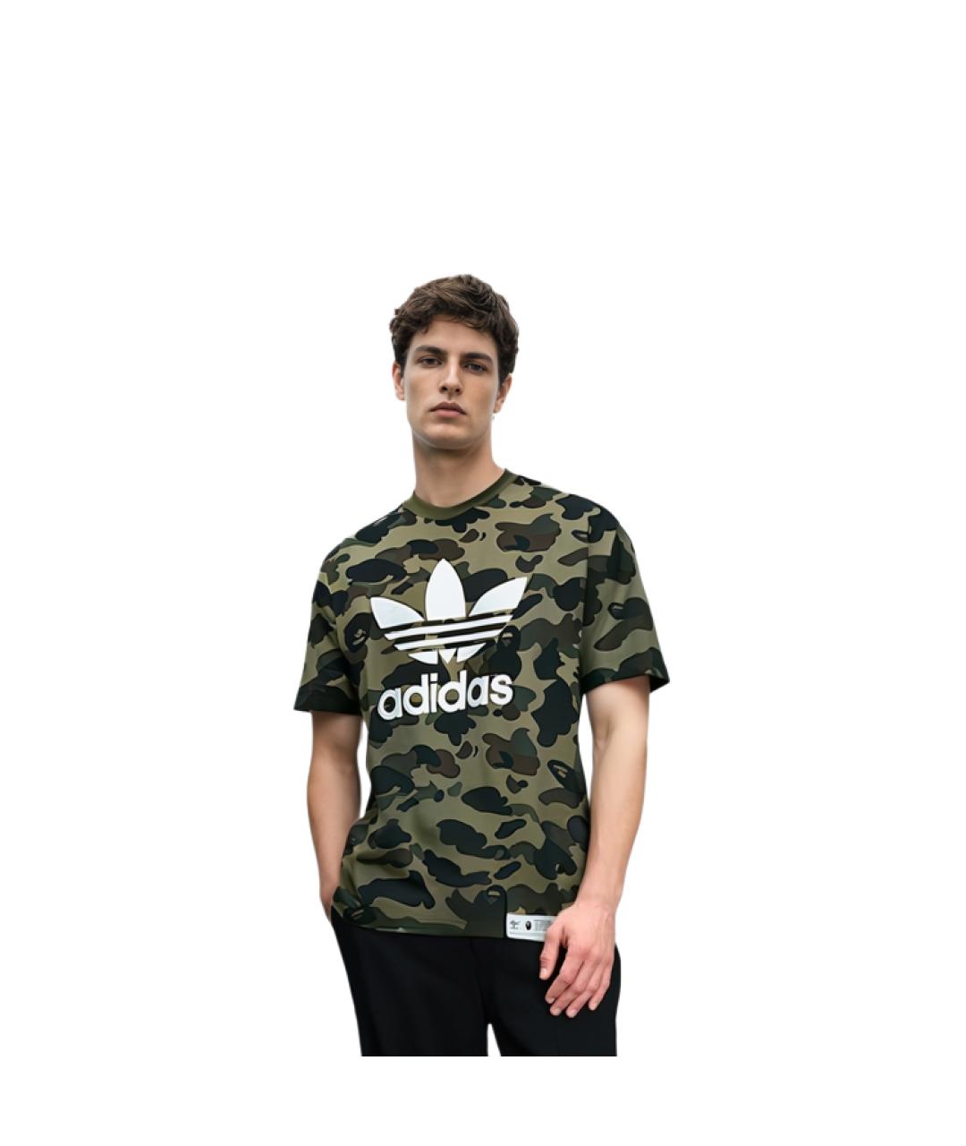 ADIDAS Зеленая футболка, фото 4