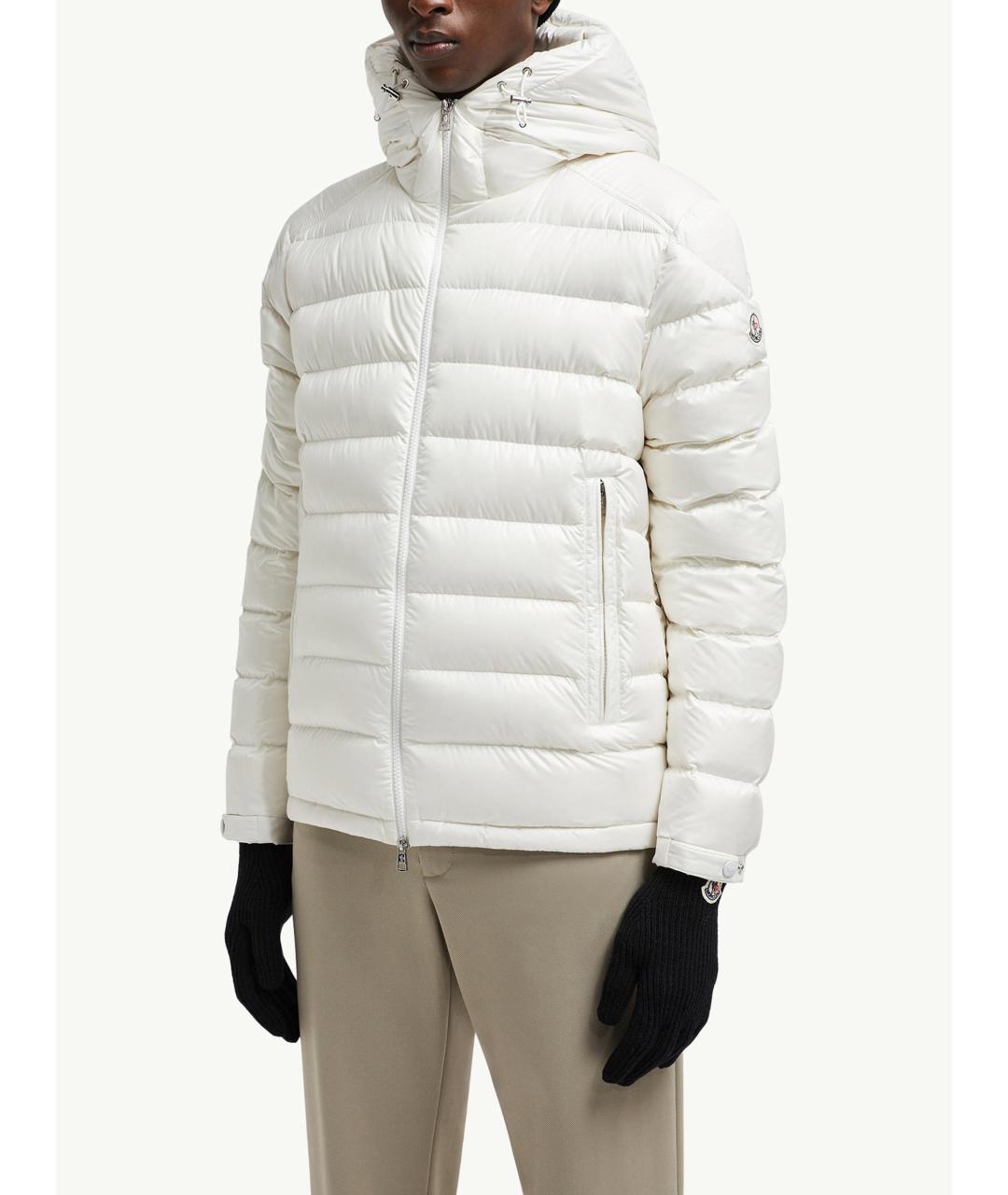 MONCLER Черные шерстяные перчатки, фото 2
