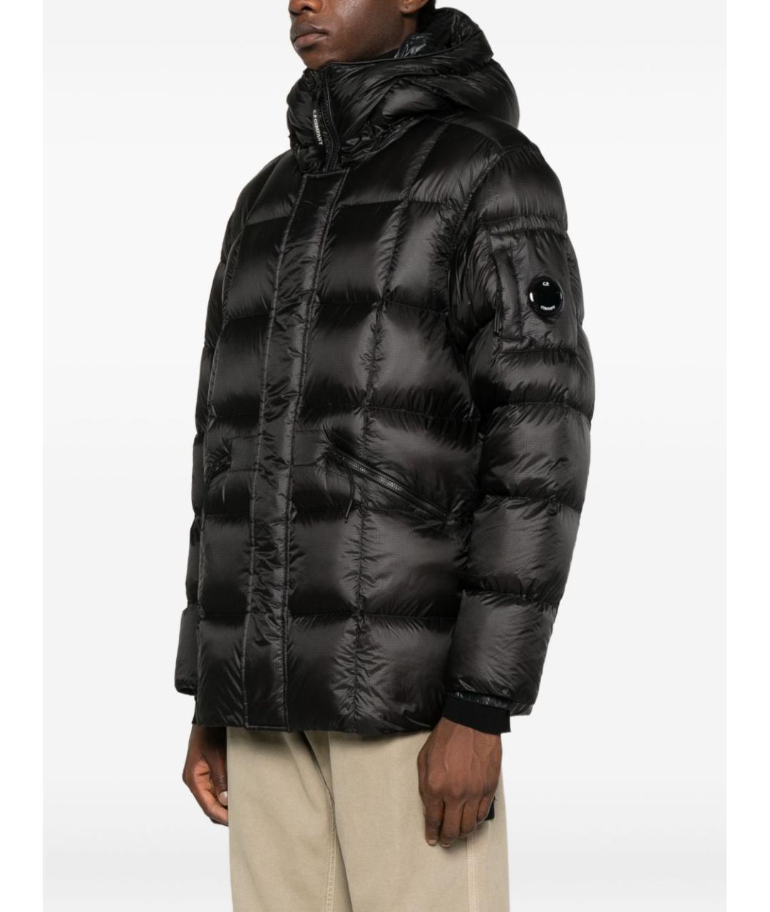 CP COMPANY Коричневый полиэстеровый пуховик, фото 3