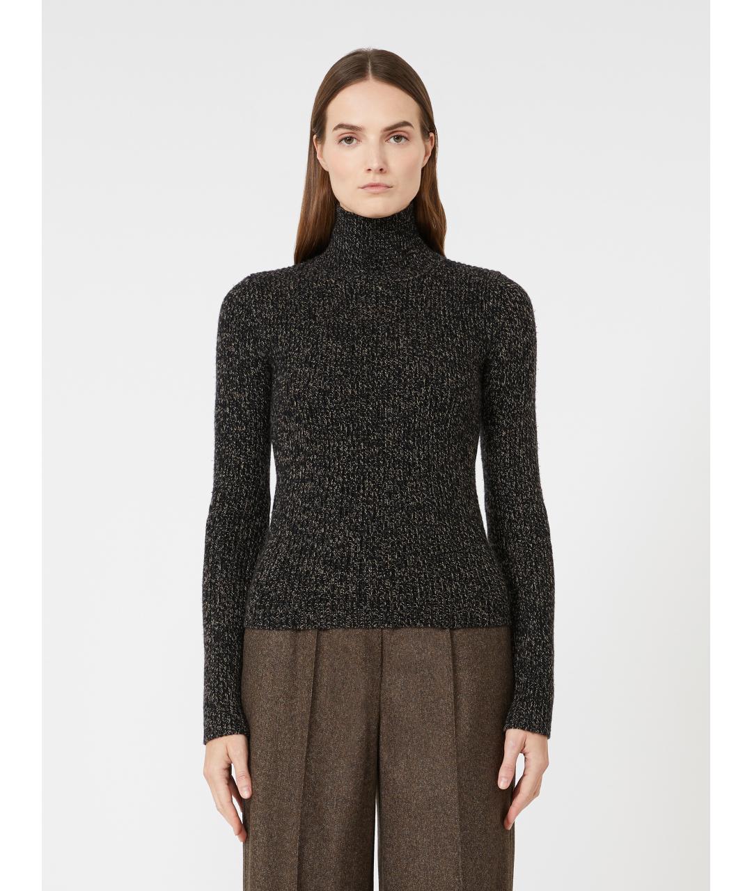 MAX MARA Коричневый шерстяной джемпер / свитер, фото 2