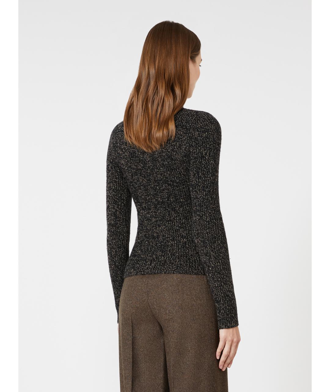 MAX MARA Коричневый шерстяной джемпер / свитер, фото 3