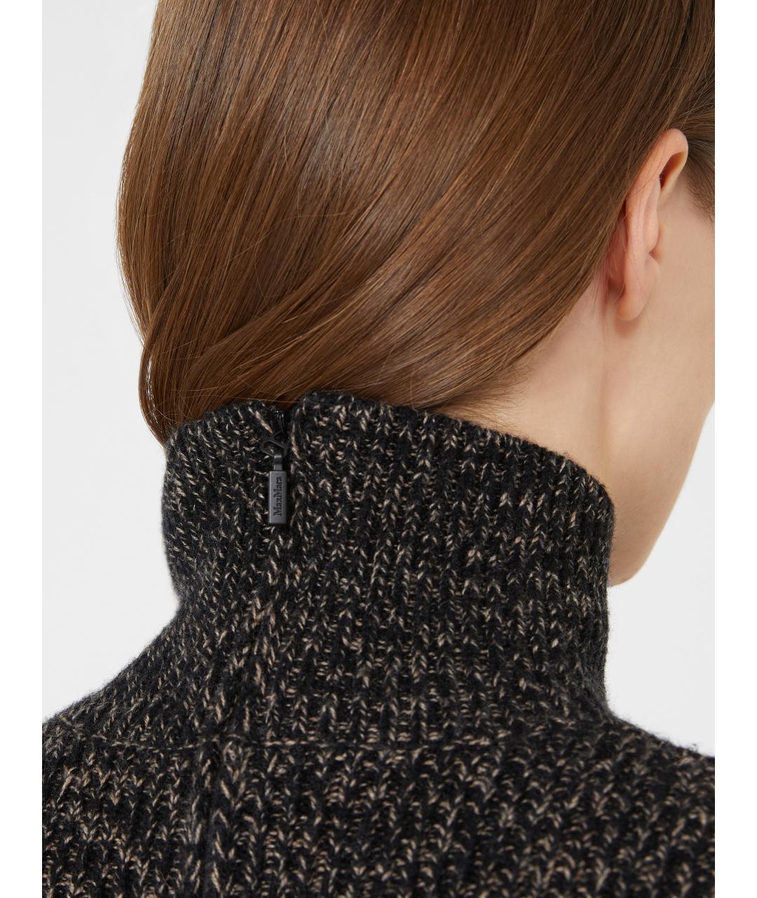 MAX MARA Коричневый шерстяной джемпер / свитер, фото 4