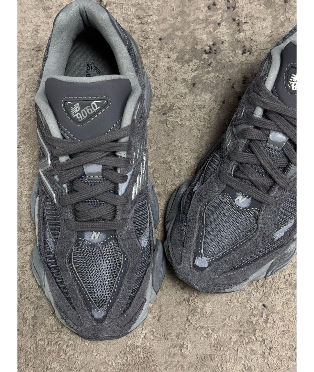 NEW BALANCE Антрацитовые замшевые кроссовки, фото 3