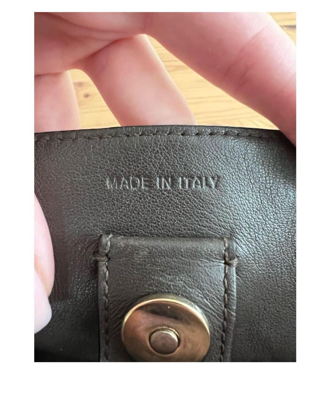 CHRISTIAN DIOR Бежевая кожаная сумка с короткими ручками, фото 6