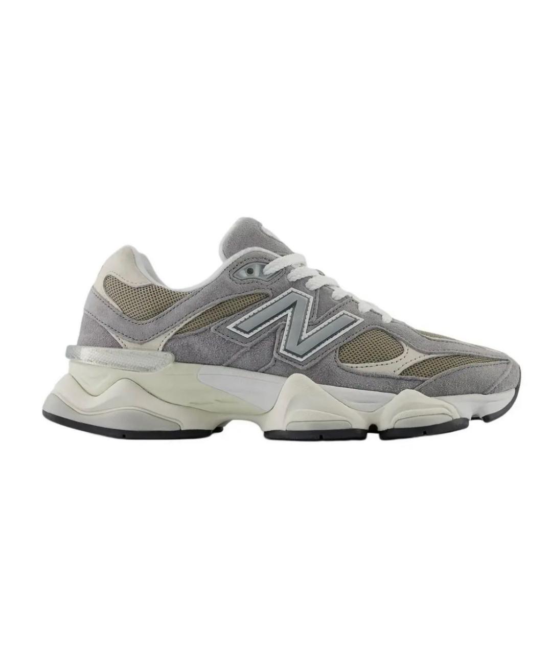 NEW BALANCE Серые замшевые низкие кроссовки / кеды, фото 1