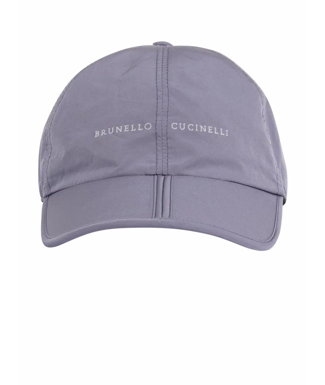 BRUNELLO CUCINELLI Голубая кепка/бейсболка, фото 1