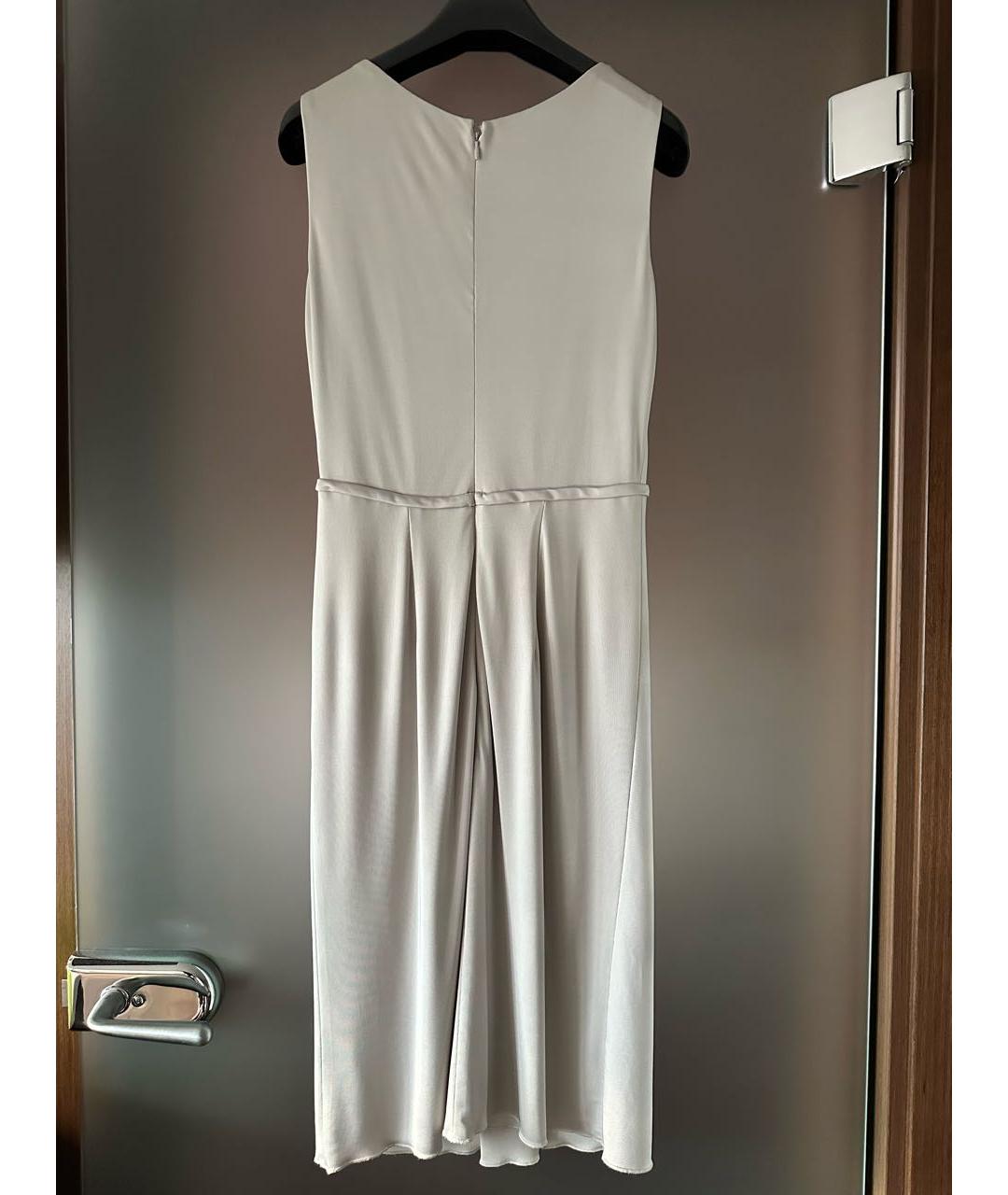 ERMANNO SCERVINO Серое вискозное коктейльное платье, фото 2