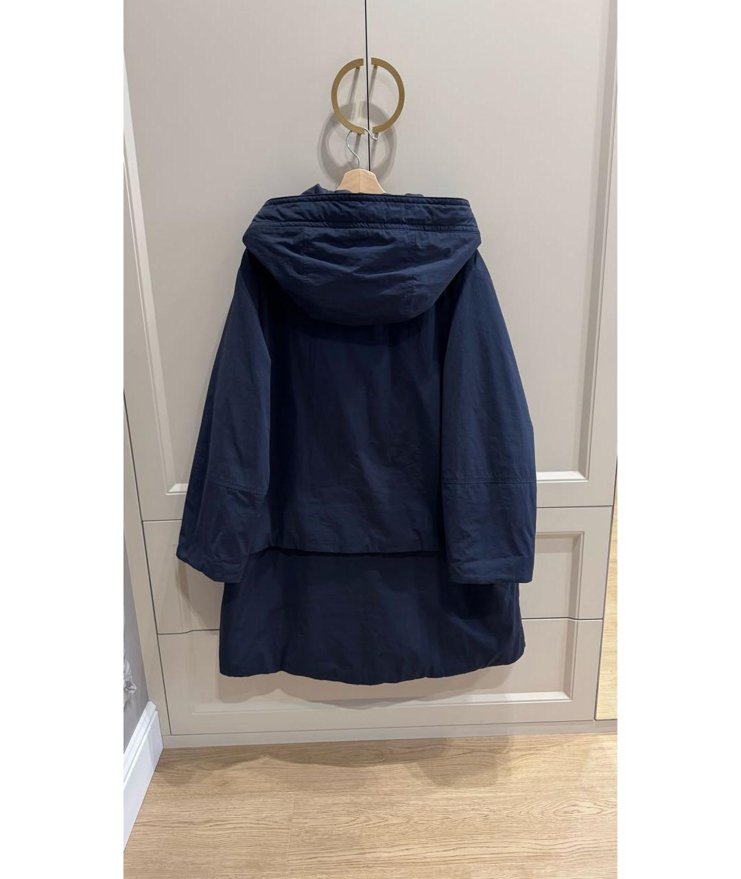 WEEKEND MAX MARA Синяя хлопковая парка, фото 6