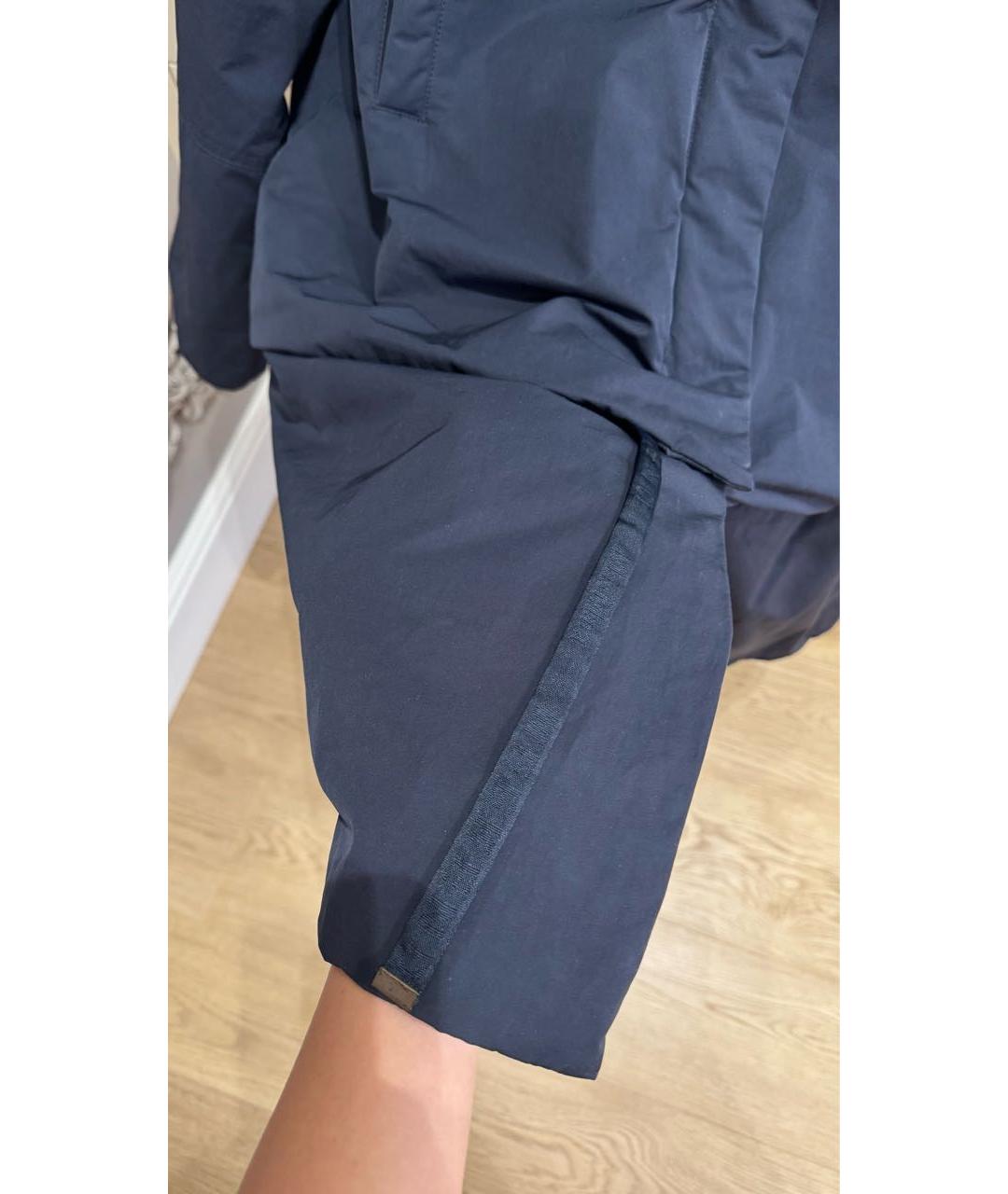 WEEKEND MAX MARA Синяя хлопковая парка, фото 3