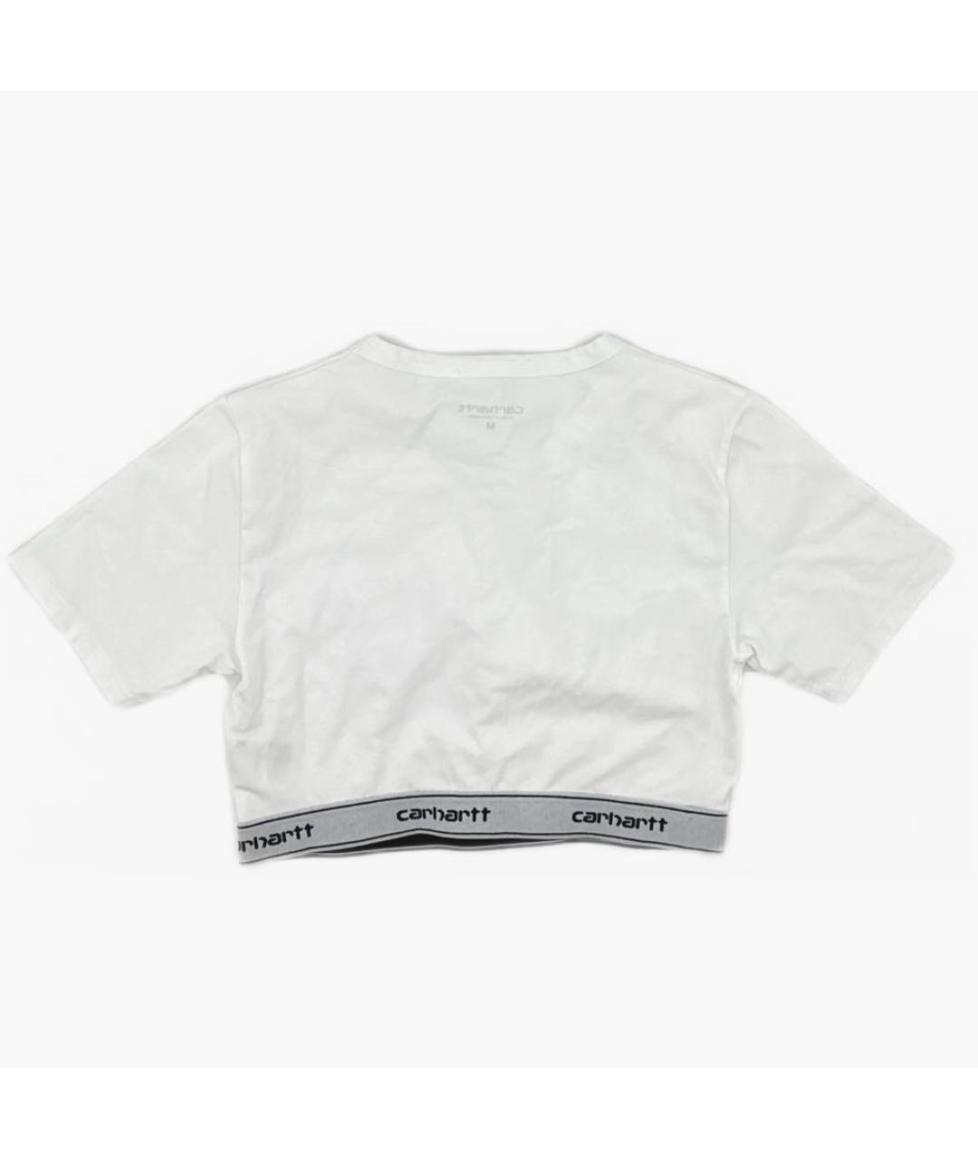 CARHARTT WIP Белая хлопковая футболка, фото 3