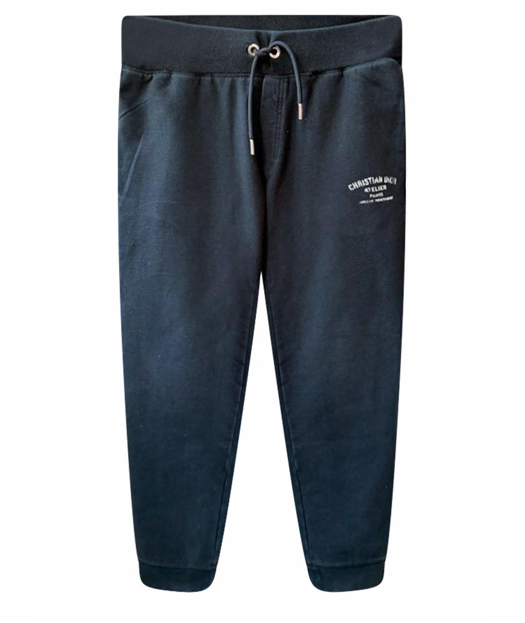 CHRISTIAN DIOR Черные хлопковые брюки и шорты, фото 1