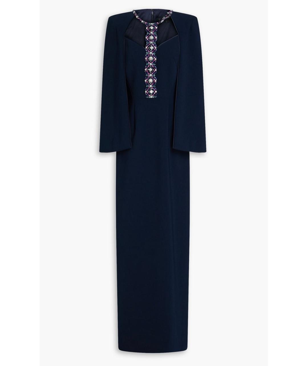 JENNY PACKHAM Темно-синее вечернее платье, фото 5