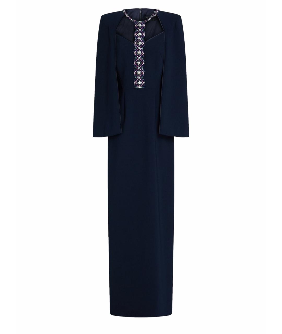 JENNY PACKHAM Темно-синее вечернее платье, фото 1