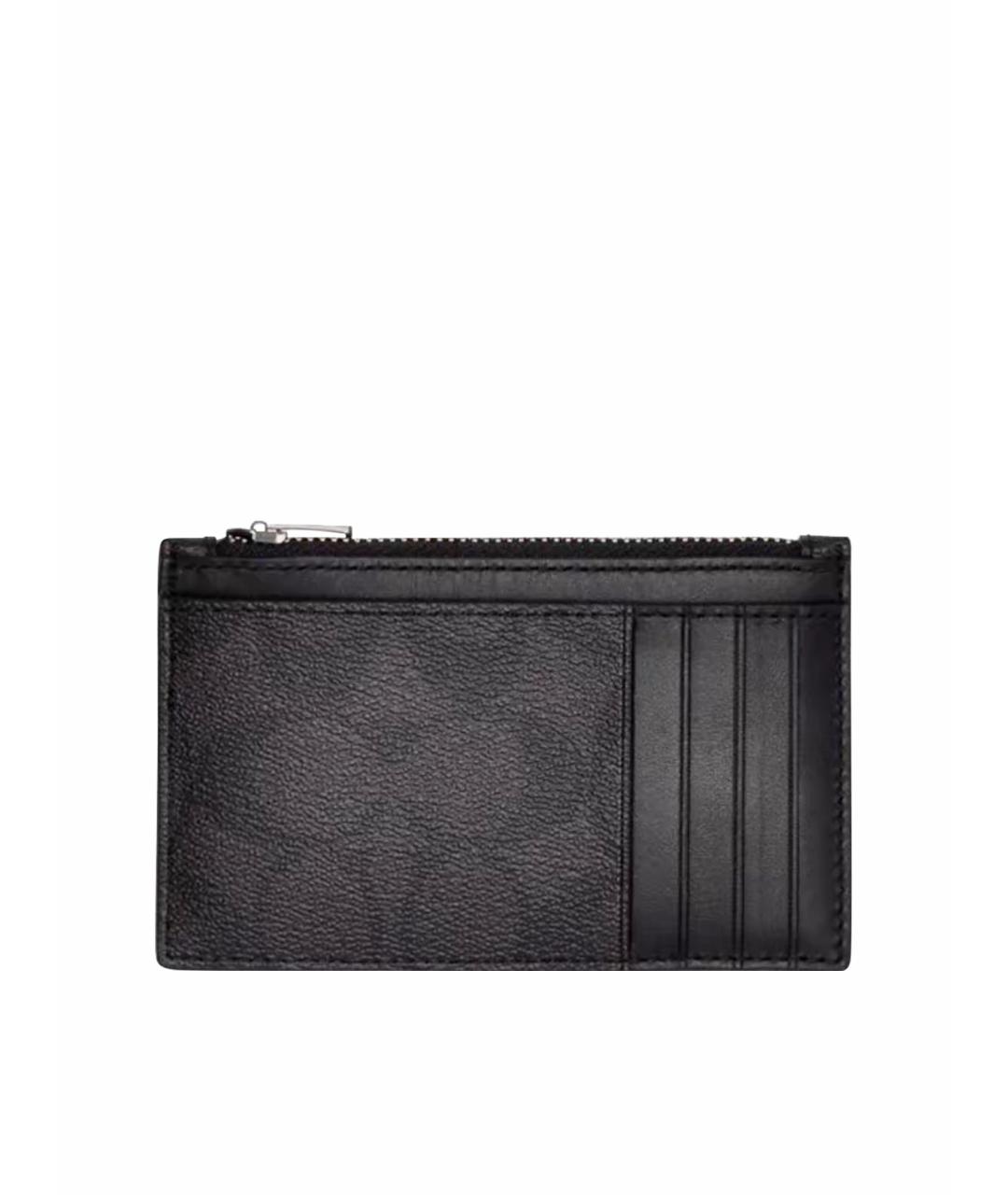COACH Черный кожаный кошелек, фото 1