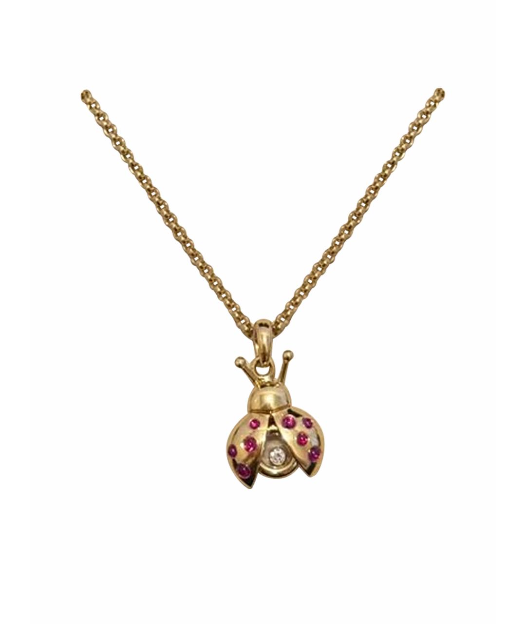 CHOPARD Золотое колье из желтого золота, фото 1