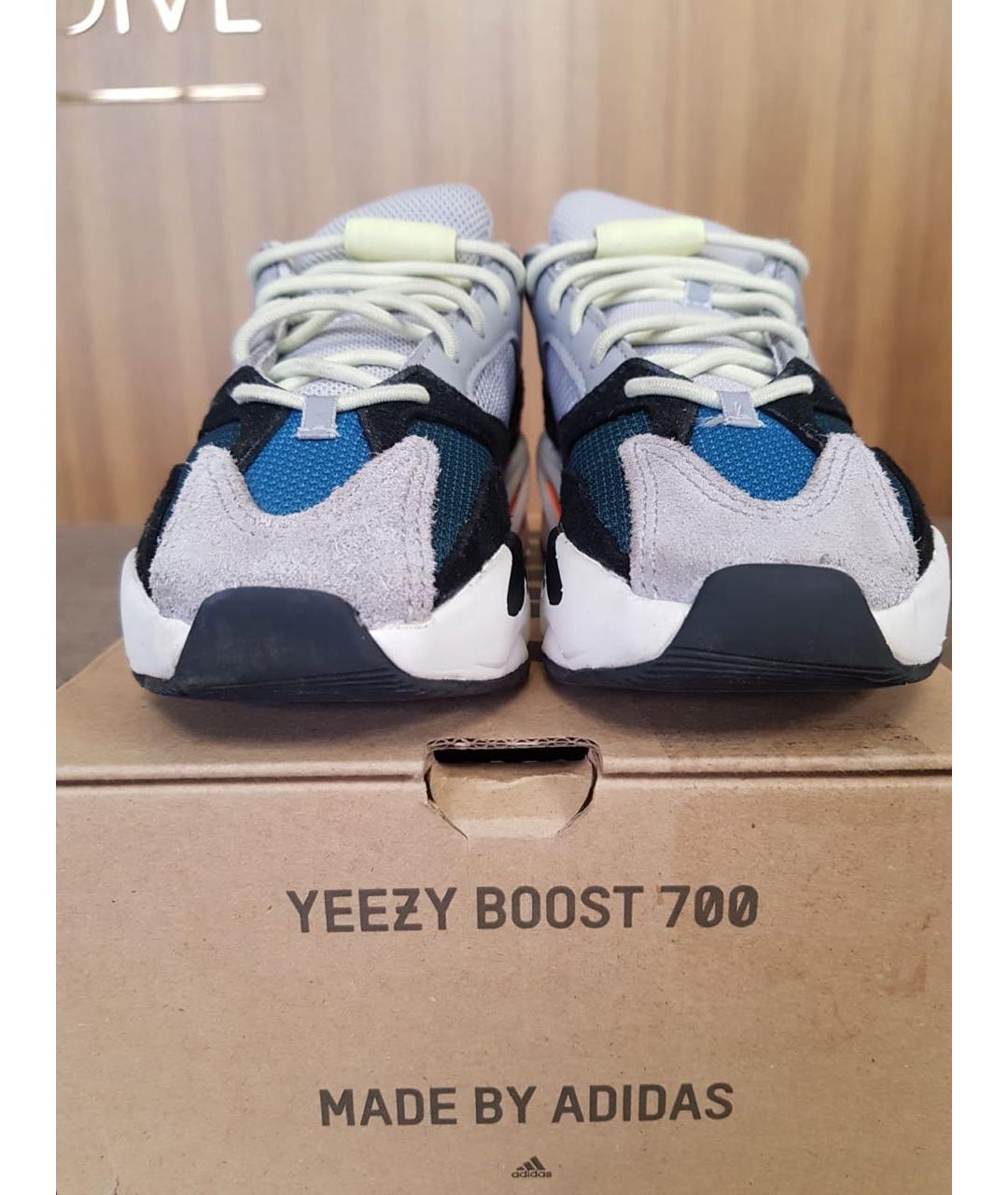 ADIDAS YEEZY Зеленые замшевые кеды, фото 7