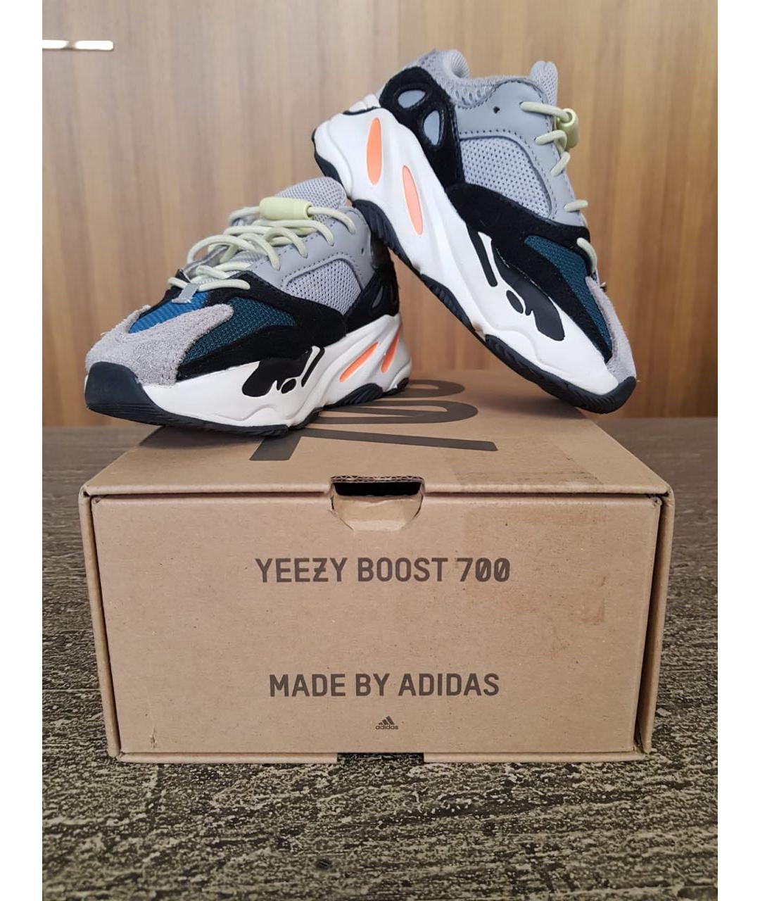 ADIDAS YEEZY Зеленые замшевые кеды, фото 6