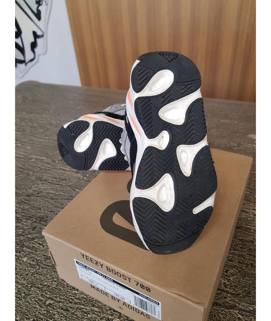 ADIDAS YEEZY Зеленые замшевые кеды, фото 5