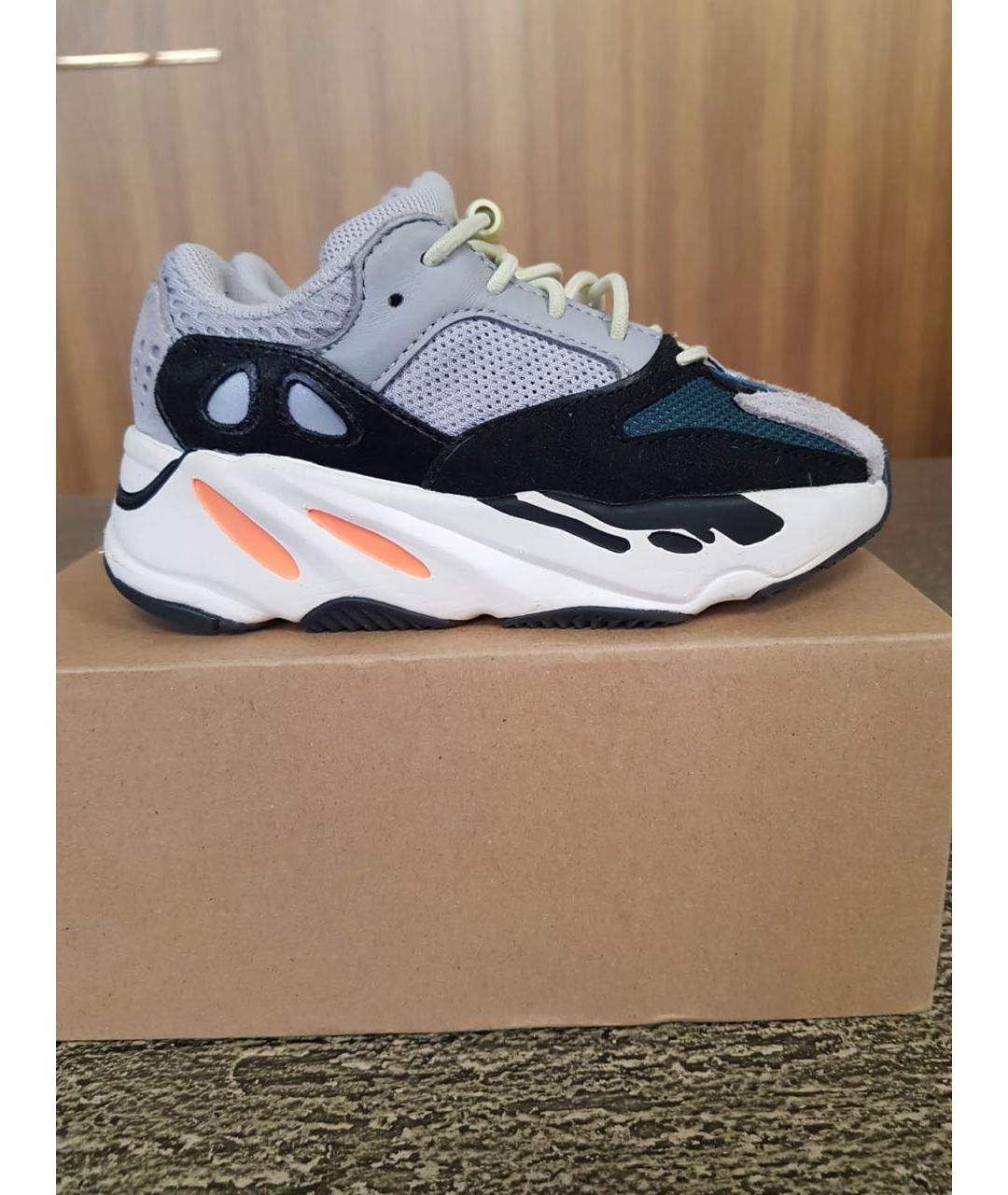 ADIDAS YEEZY Зеленые замшевые кеды, фото 8