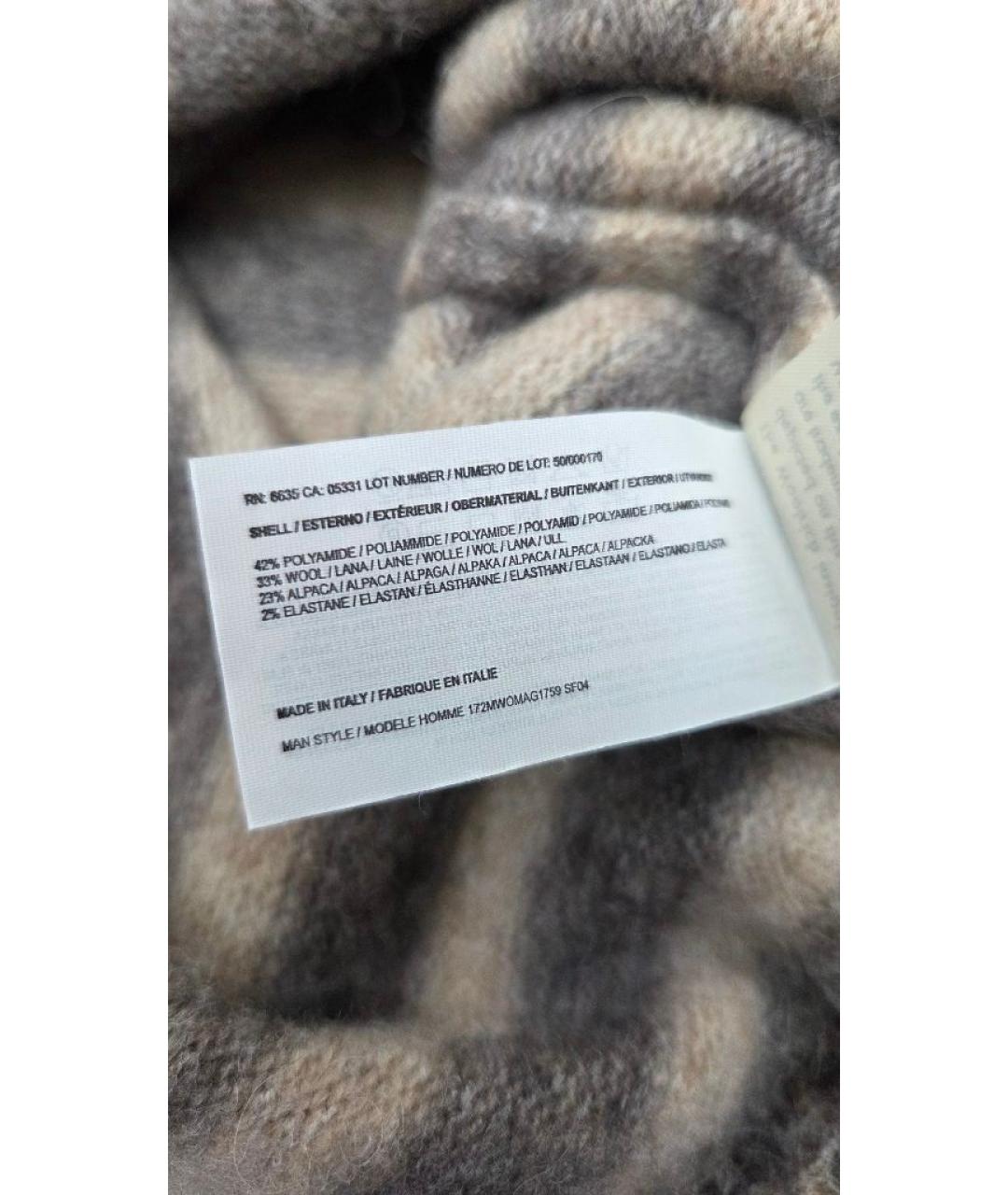 WOOLRICH Антрацитовый шерстяной джемпер / свитер, фото 7