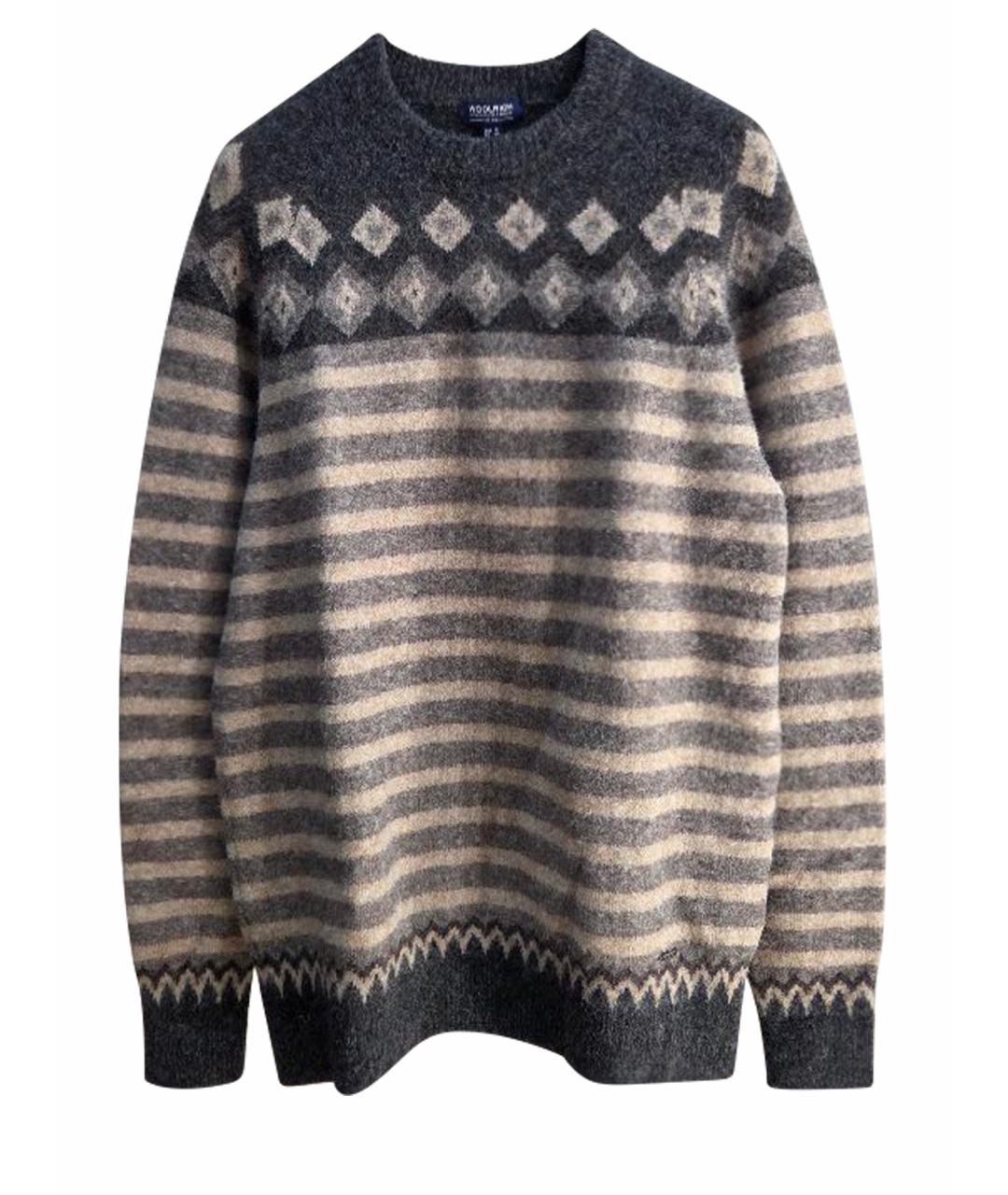 WOOLRICH Антрацитовый шерстяной джемпер / свитер, фото 1