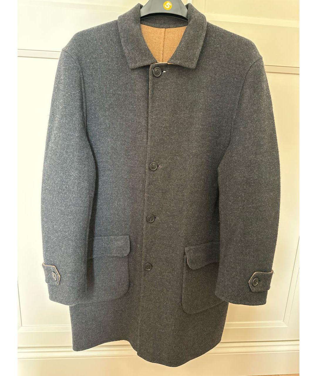 CORNELIANI Серое пальто, фото 9