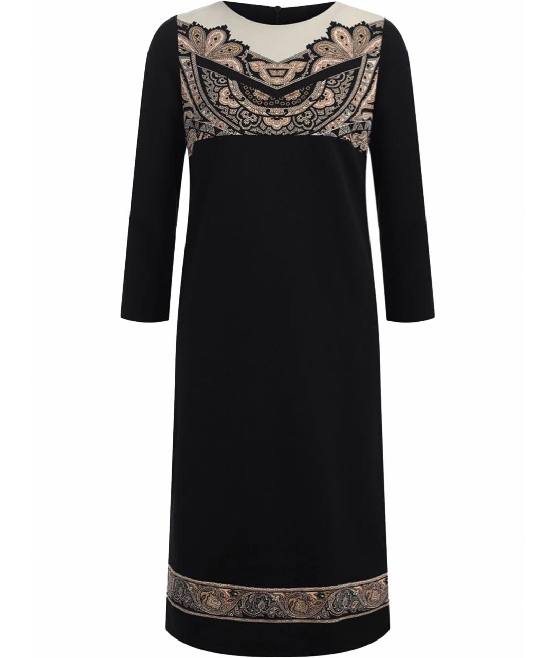 ETRO Черное вискозное повседневное платье, фото 1