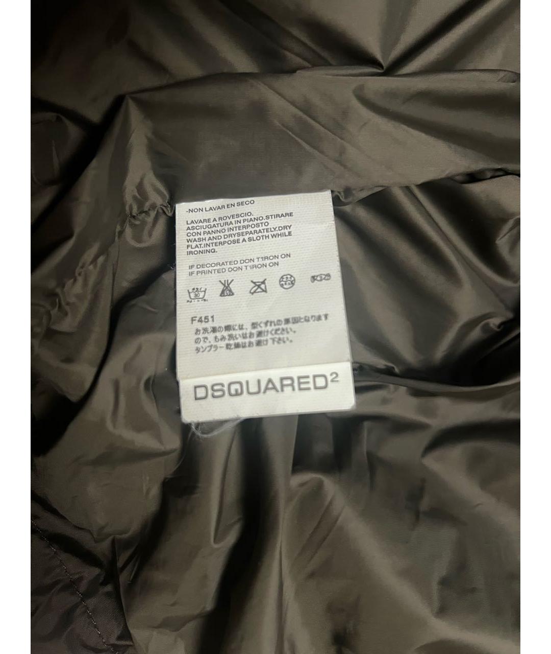 DSQUARED2 Хаки полиамидовая парка, фото 5