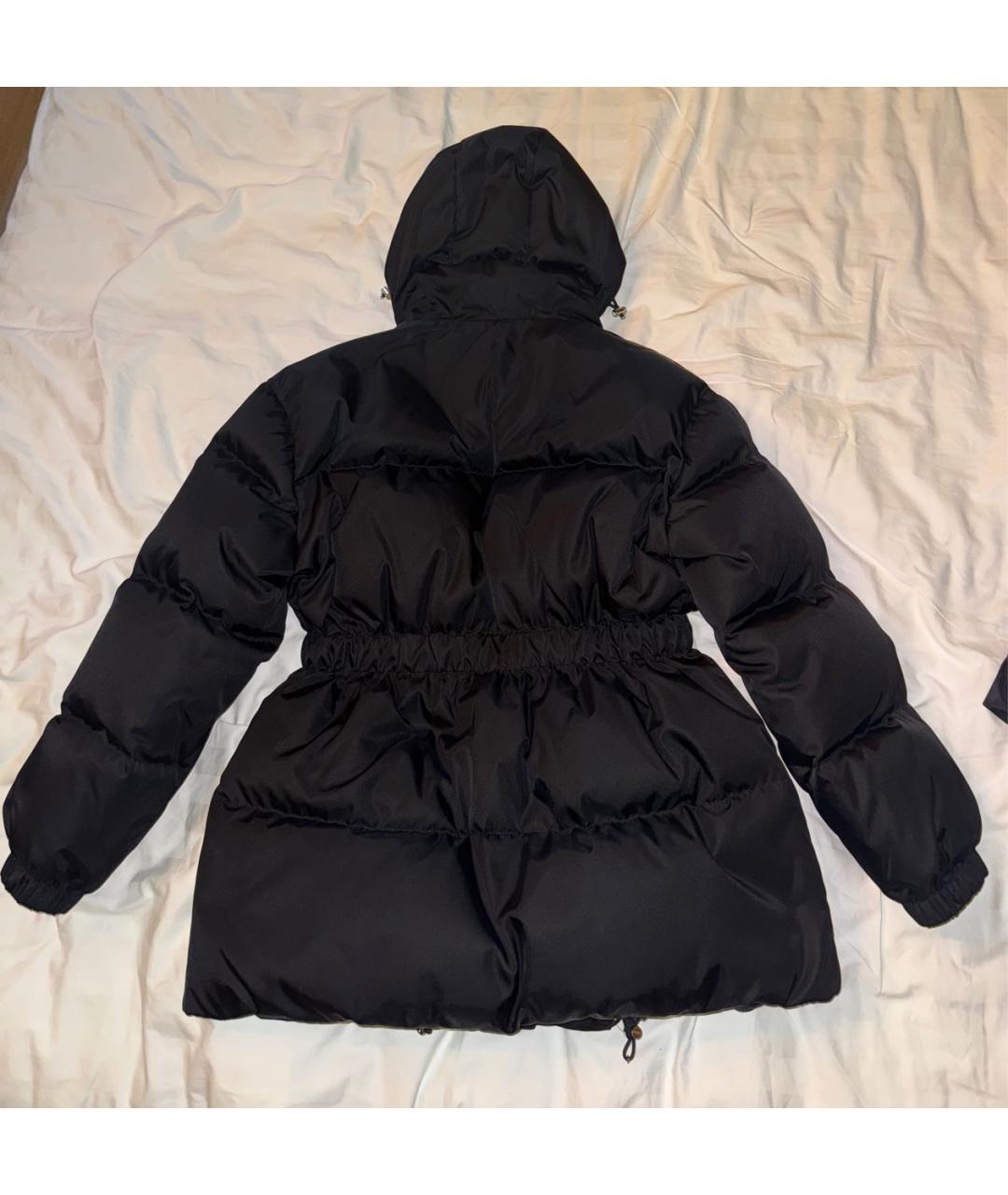 PRADA Черный полиэстеровый пуховик, фото 9
