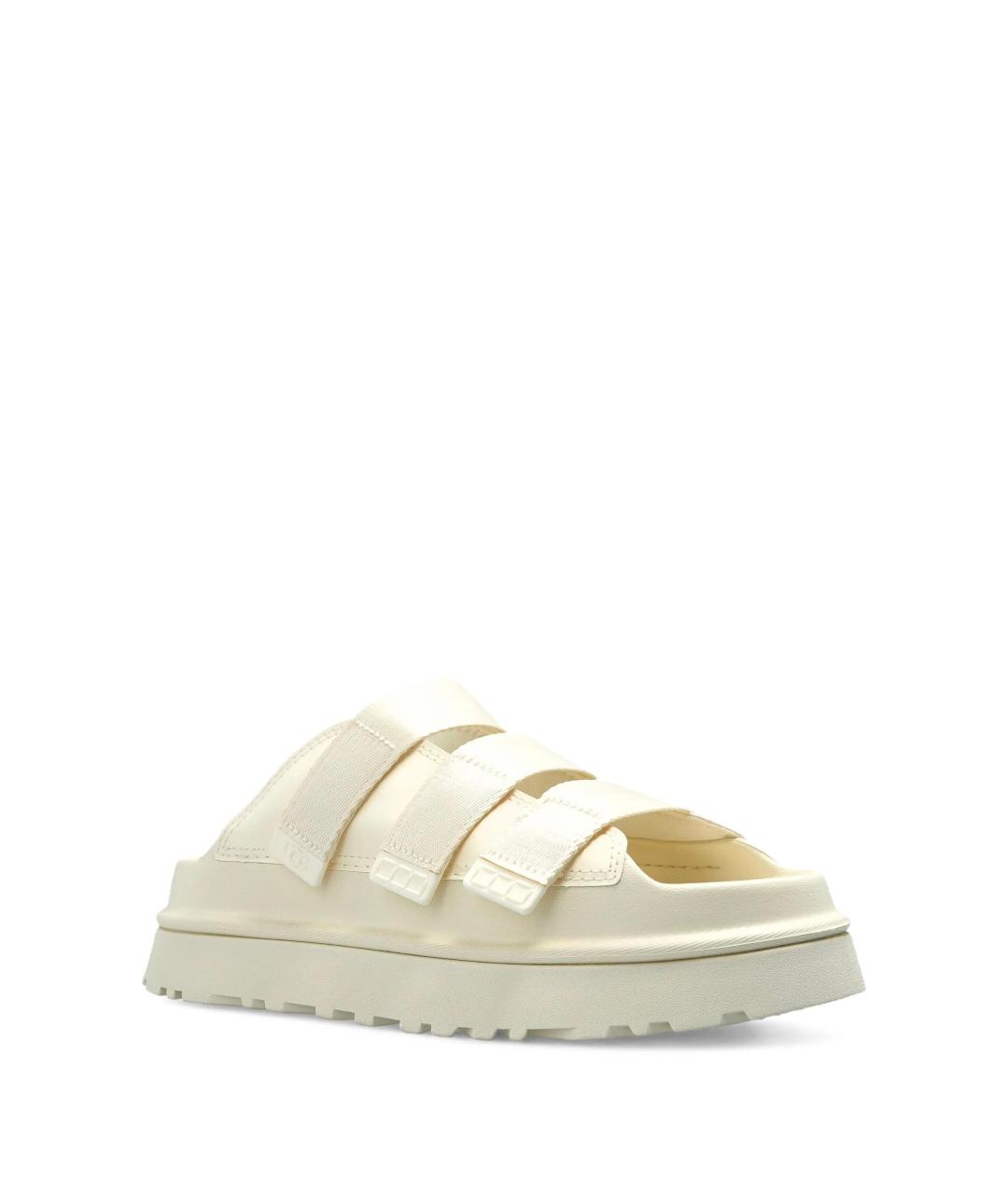 UGG AUSTRALIA Белые текстильные сандалии, фото 4