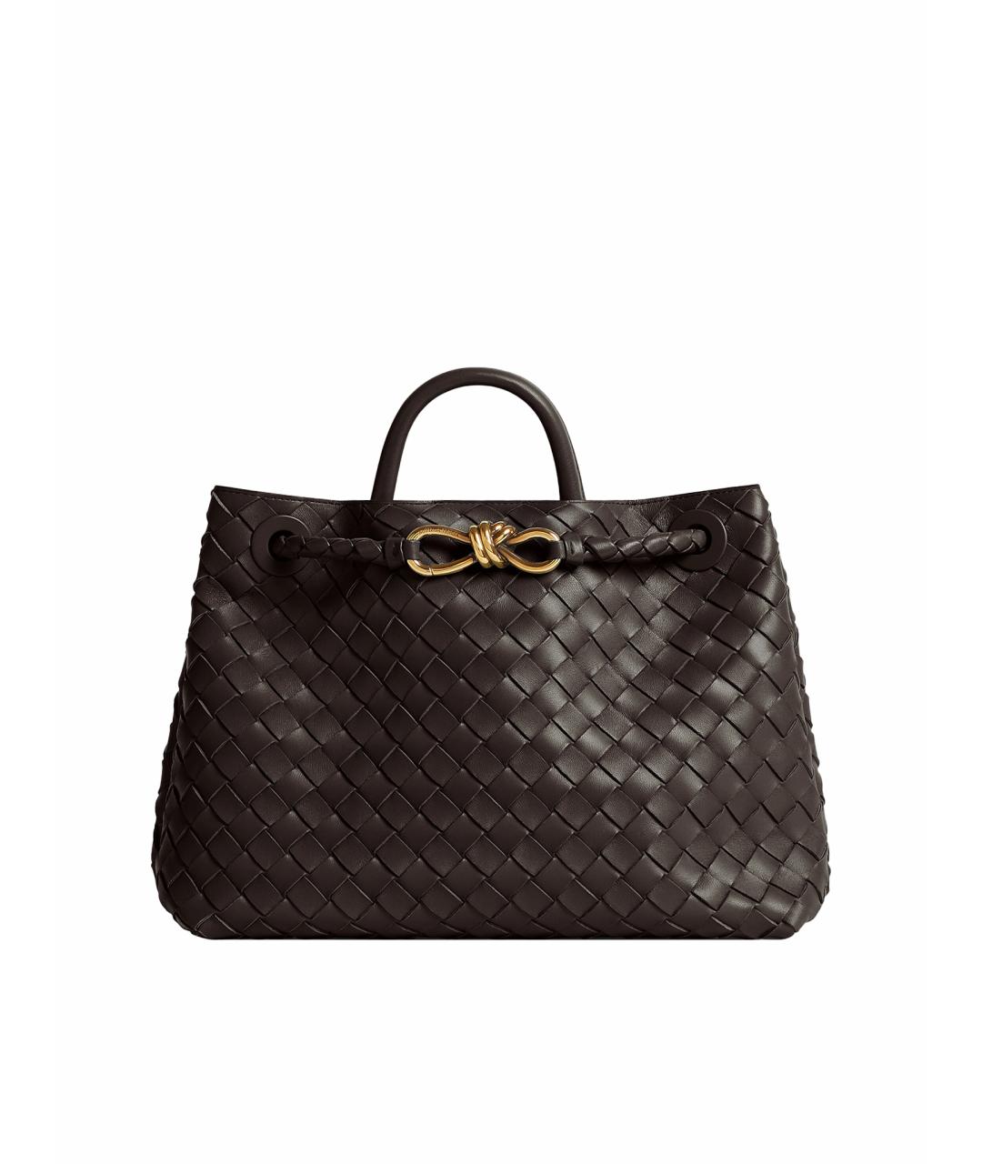 BOTTEGA VENETA Коричневая кожаная сумка тоут, фото 1