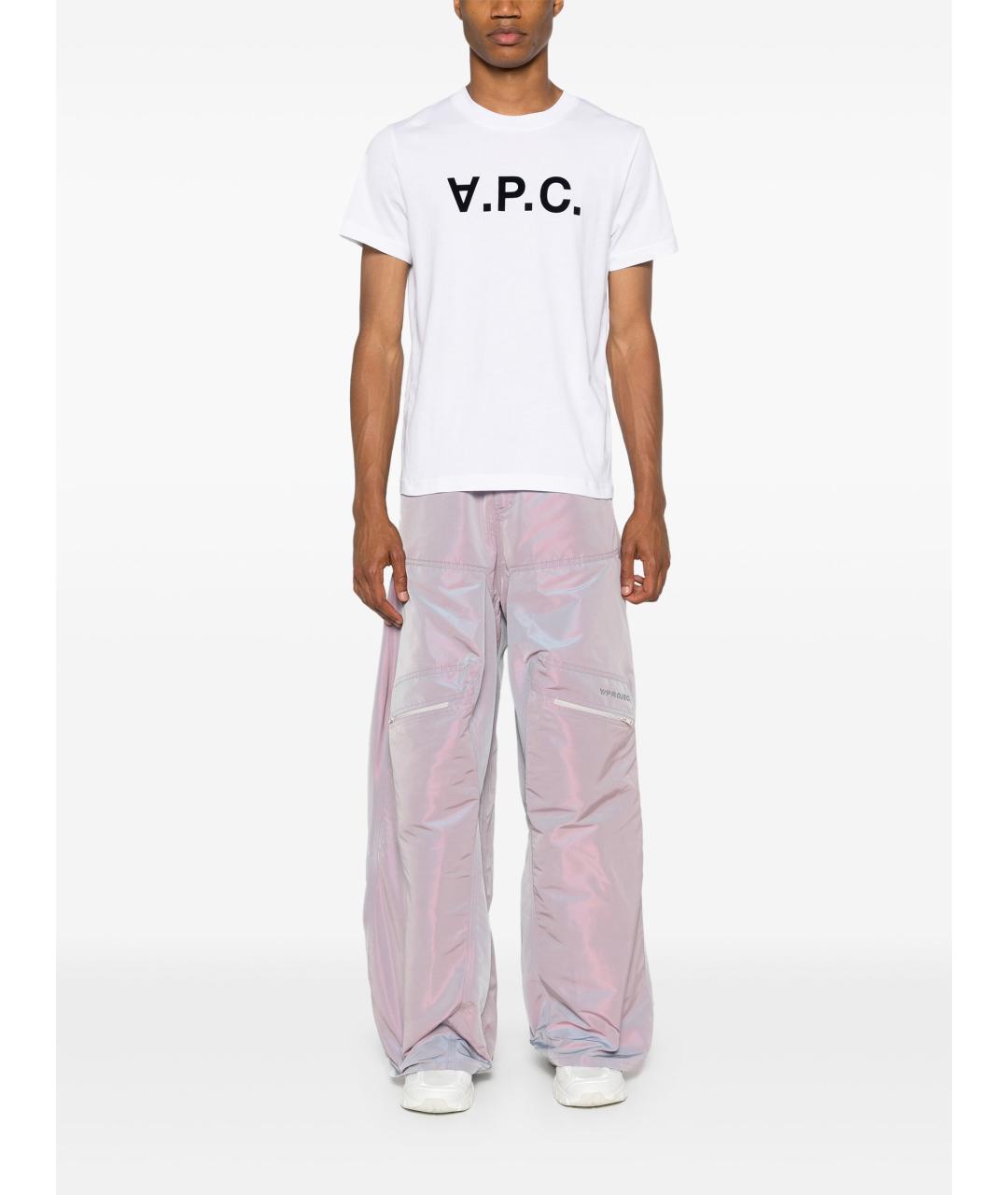 A.P.C. Белая хлопковая футболка, фото 2