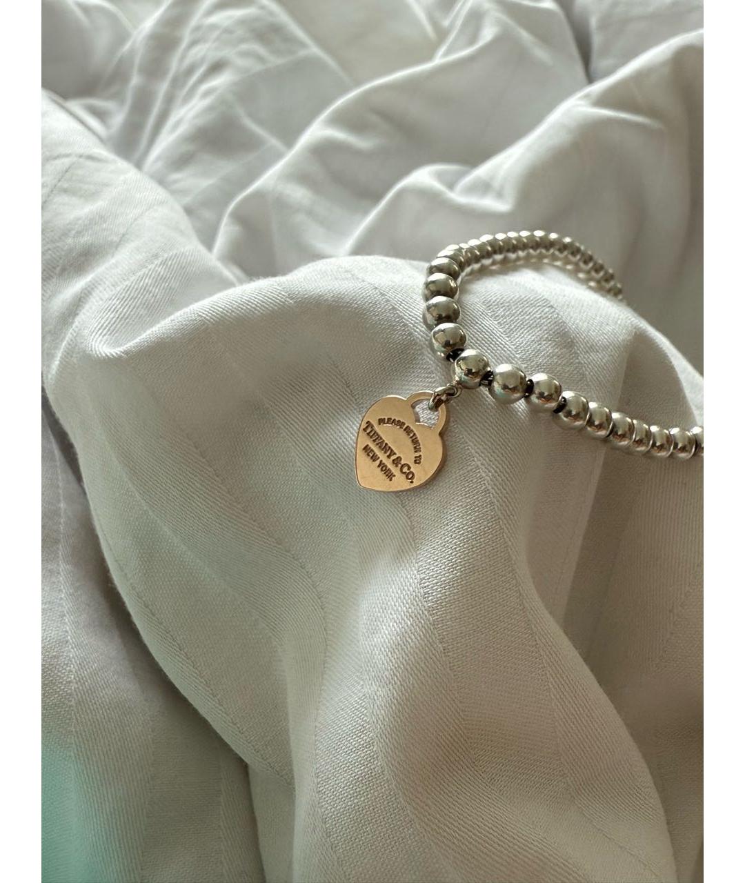 TIFFANY&CO Серебрянный серебряный браслет, фото 5