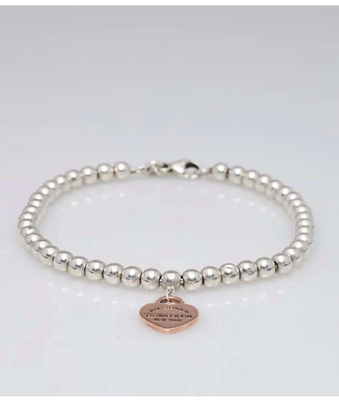 TIFFANY&CO Серебрянный серебряный браслет, фото 8