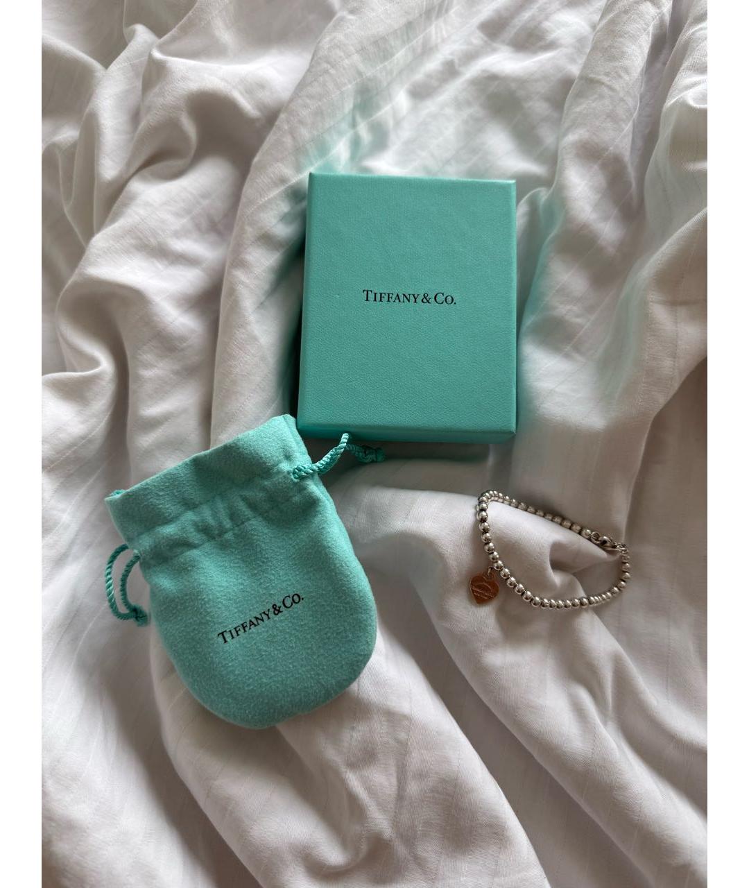 TIFFANY&CO Серебрянный серебряный браслет, фото 2