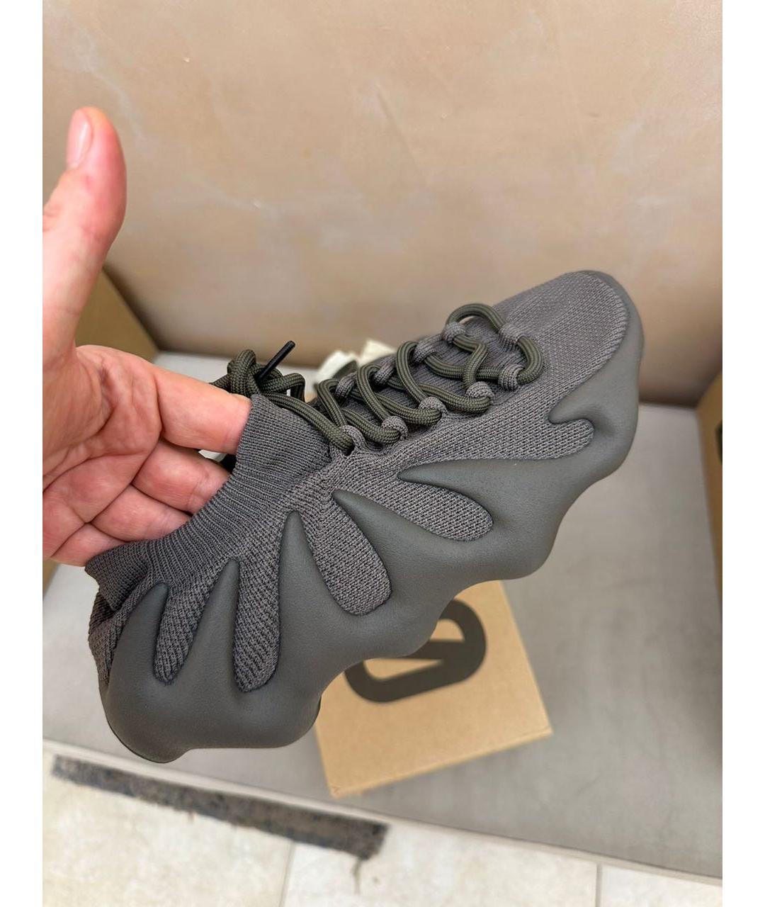 ADIDAS YEEZY Антрацитовые кроссовки, фото 2