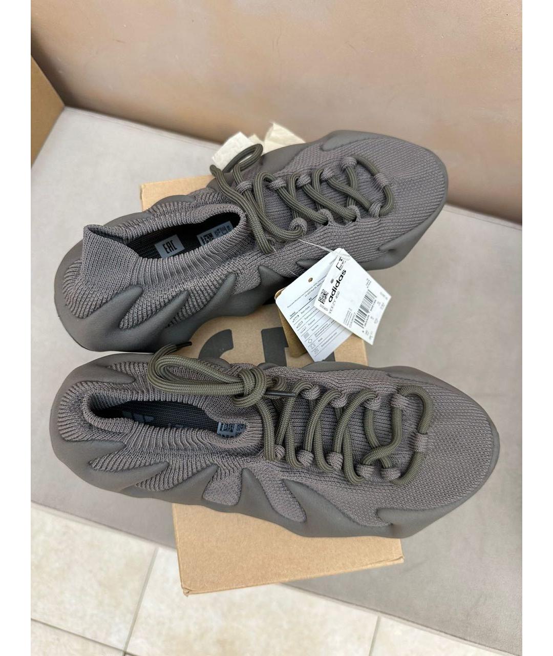 ADIDAS YEEZY Антрацитовые кроссовки, фото 3
