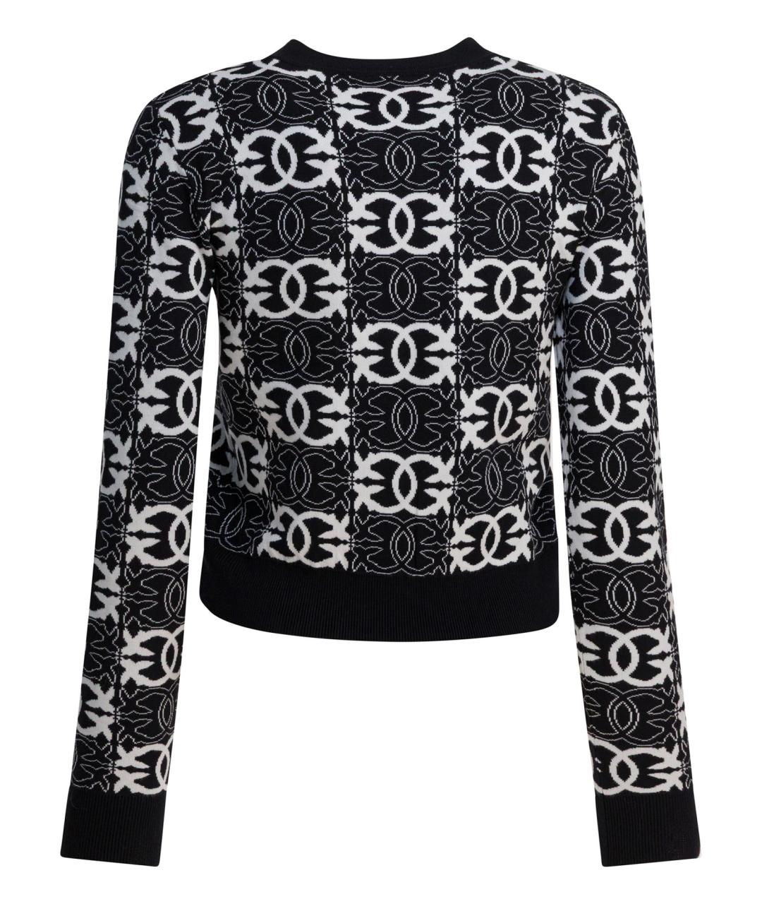 PINKO Черный вискозный джемпер / свитер, фото 2