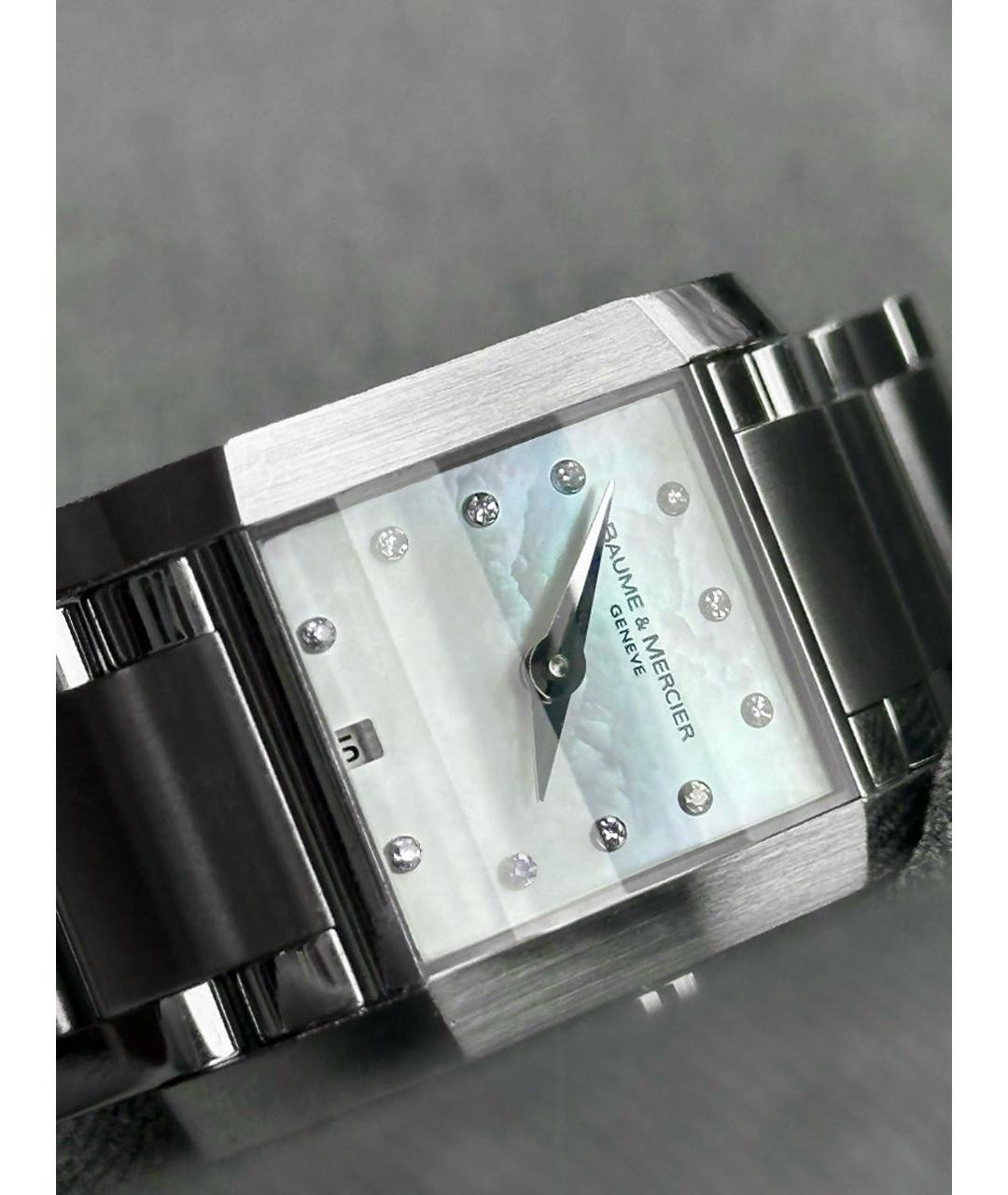 BAUME&MERCIER Серебряные металлические часы, фото 4