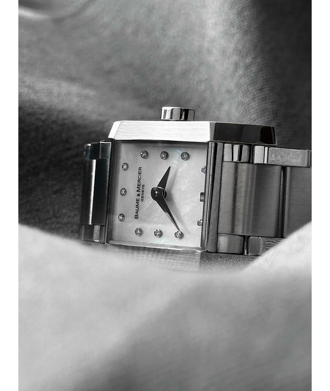 BAUME&MERCIER Серебряные металлические часы, фото 3