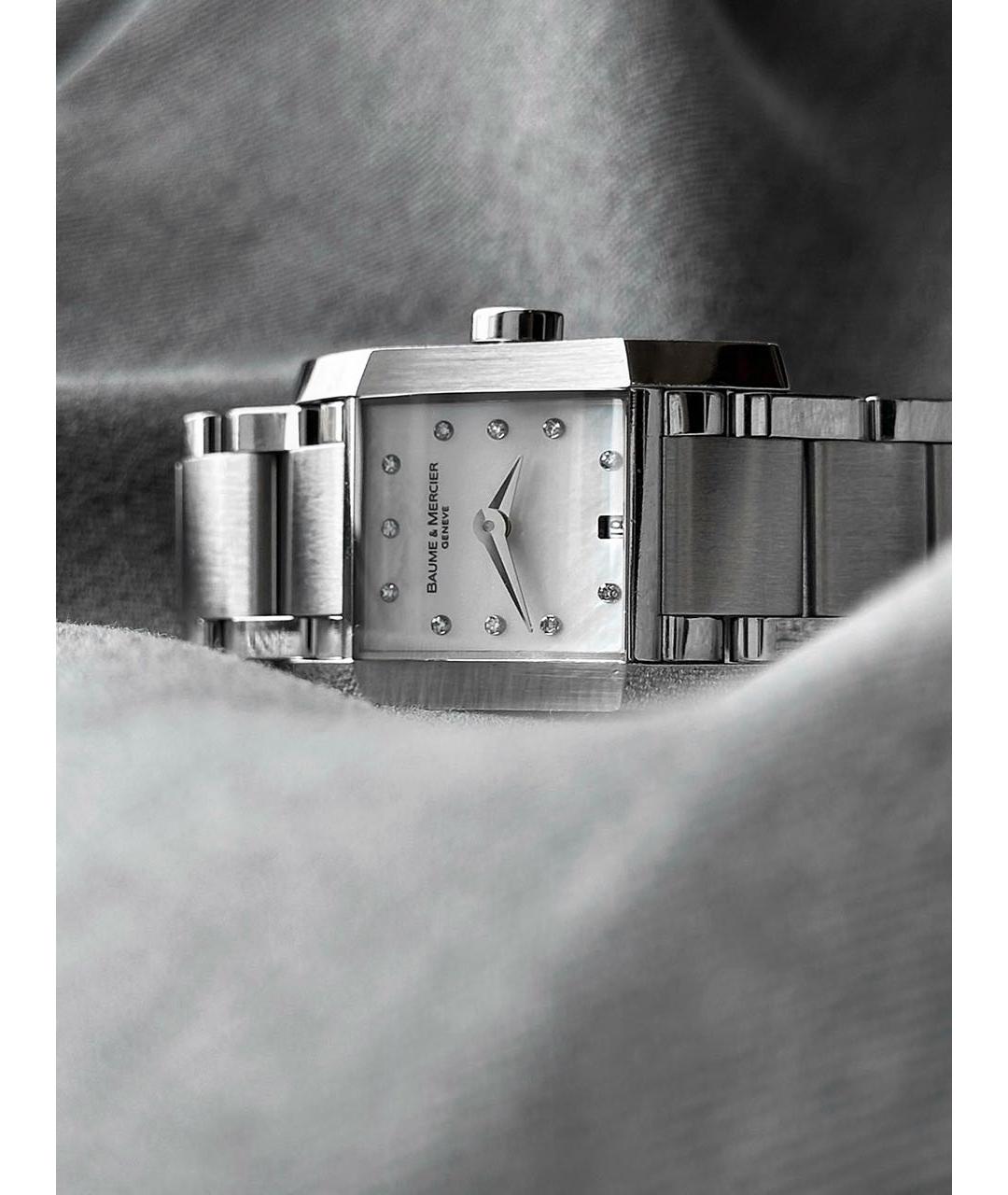 BAUME&MERCIER Серебряные металлические часы, фото 2