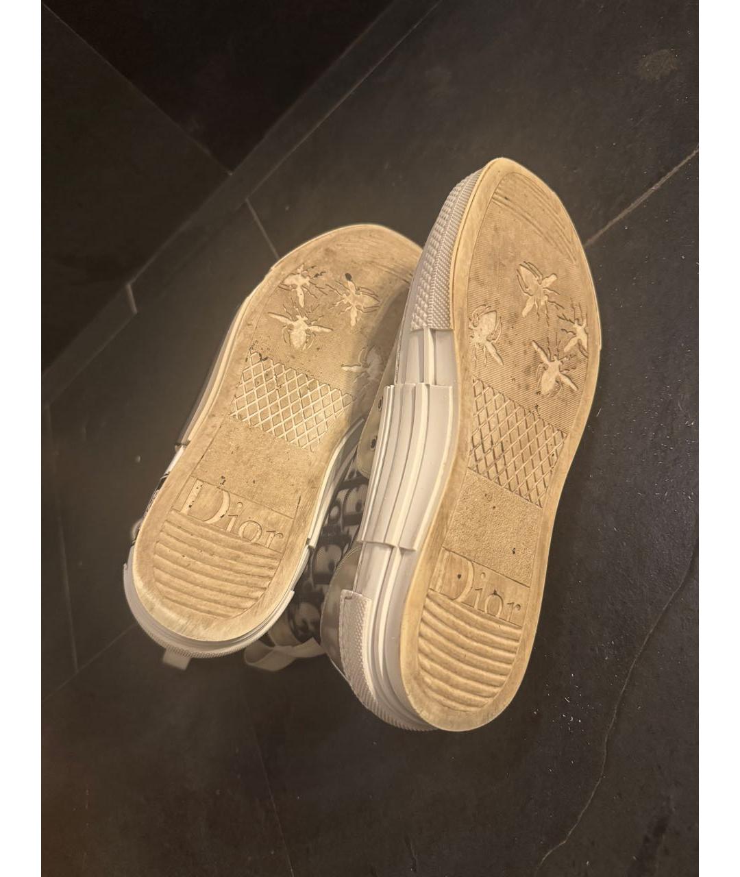 CHRISTIAN DIOR Серые резиновые кеды, фото 7