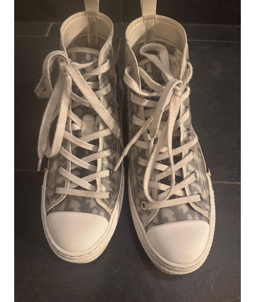 CHRISTIAN DIOR Серые резиновые кеды, фото 3