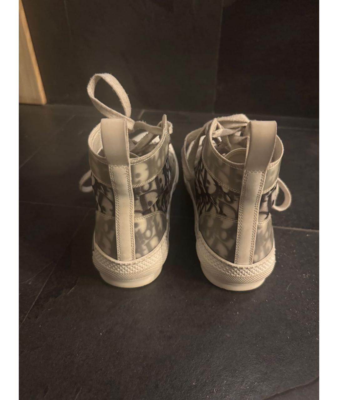 CHRISTIAN DIOR Серые резиновые кеды, фото 4