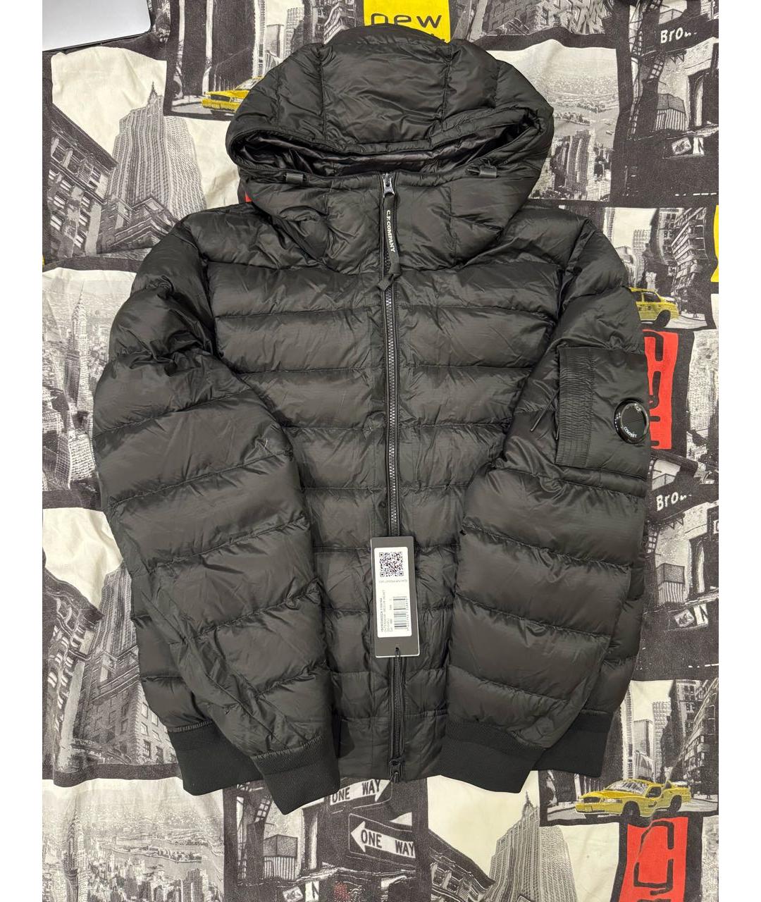 CP COMPANY Черный пуховик, фото 9