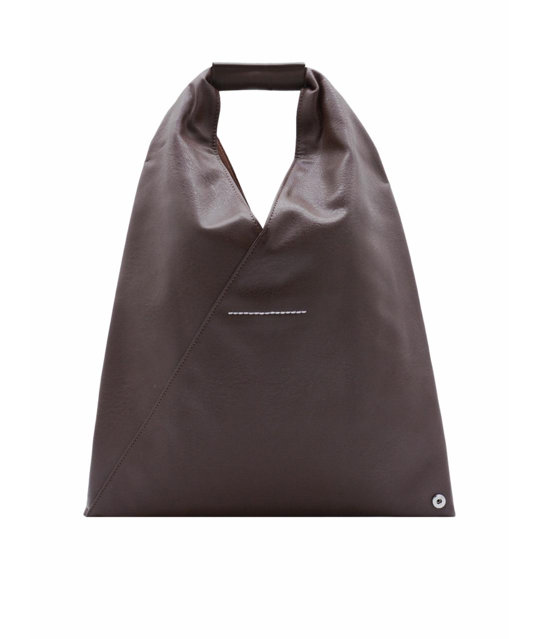 MM6 MAISON MARGIELA Коричневая сумка тоут, фото 1