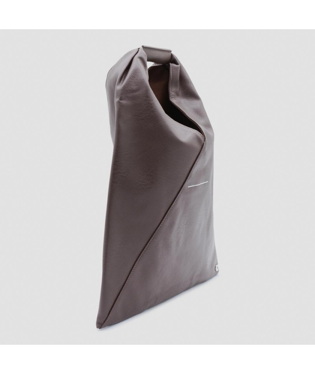 MM6 MAISON MARGIELA Коричневая сумка тоут, фото 2