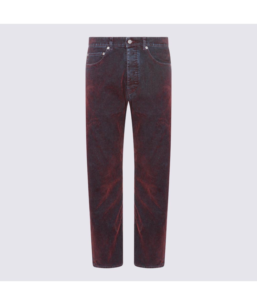 MM6 MAISON MARGIELA Мульти хлопковые повседневные брюки, фото 4